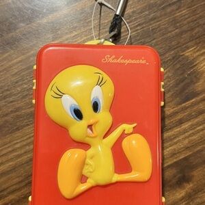 Tweety Bird Looney Tunes Tackle Box Case Vintage Warner Bros